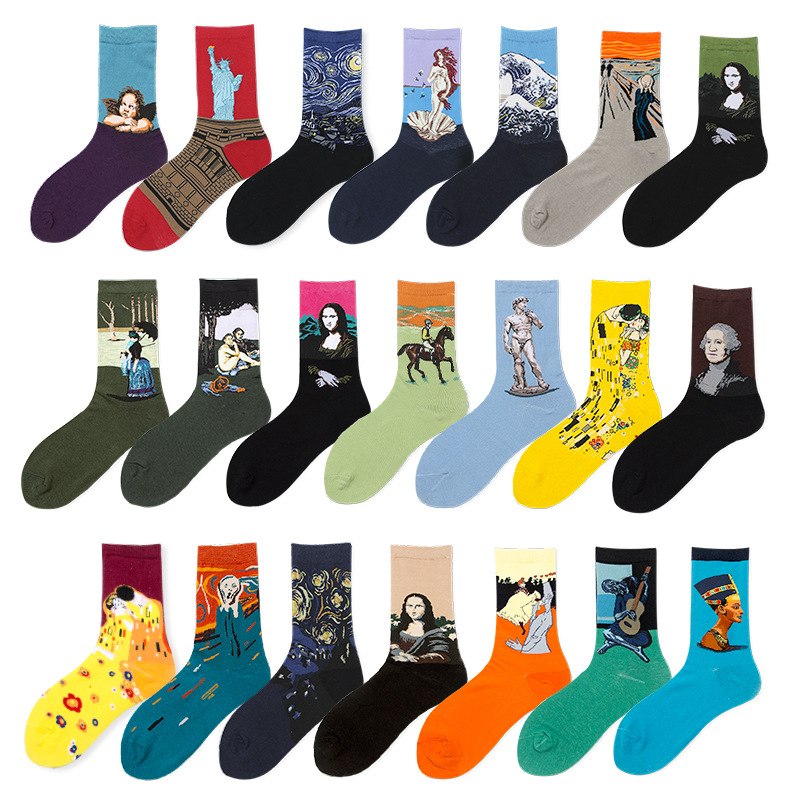 Cotton Crew Sock Pack - 7 Pairs Lot paketi Dropshipping kadın
