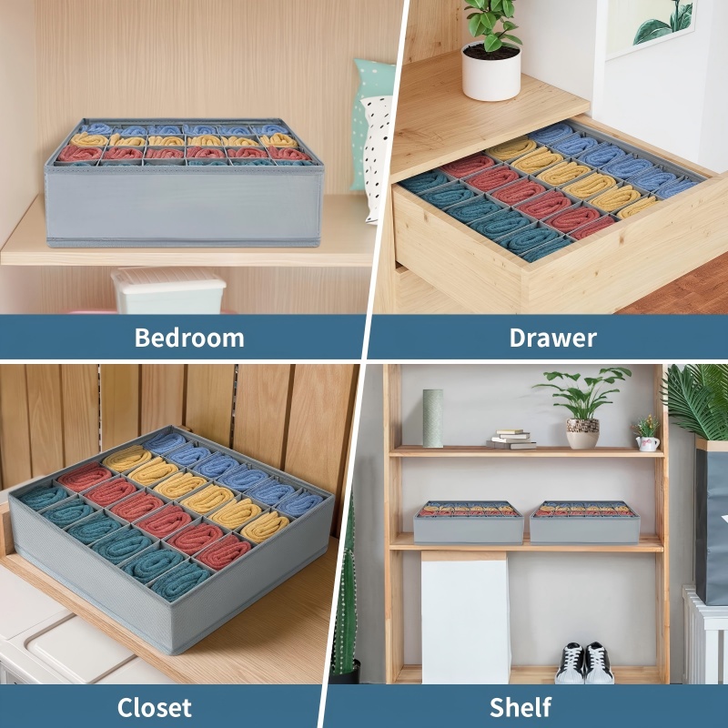 24 Bölmeli Katlanabilir Saklam - Sock Organizer Tray incelemesi ve fiyatı