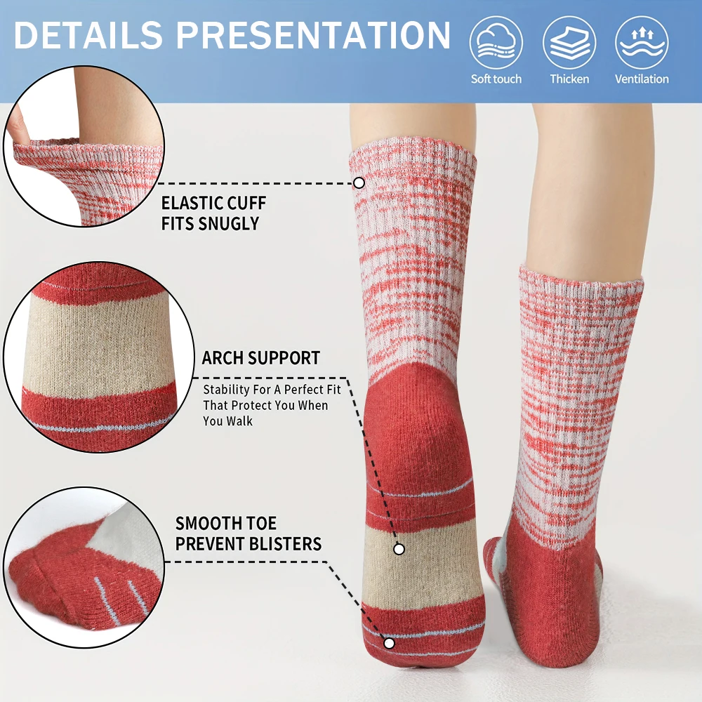 5 Çift Kadın Kışlık Yün Çorap  - Wool Hiking Sock incelemesi ve fiyatı