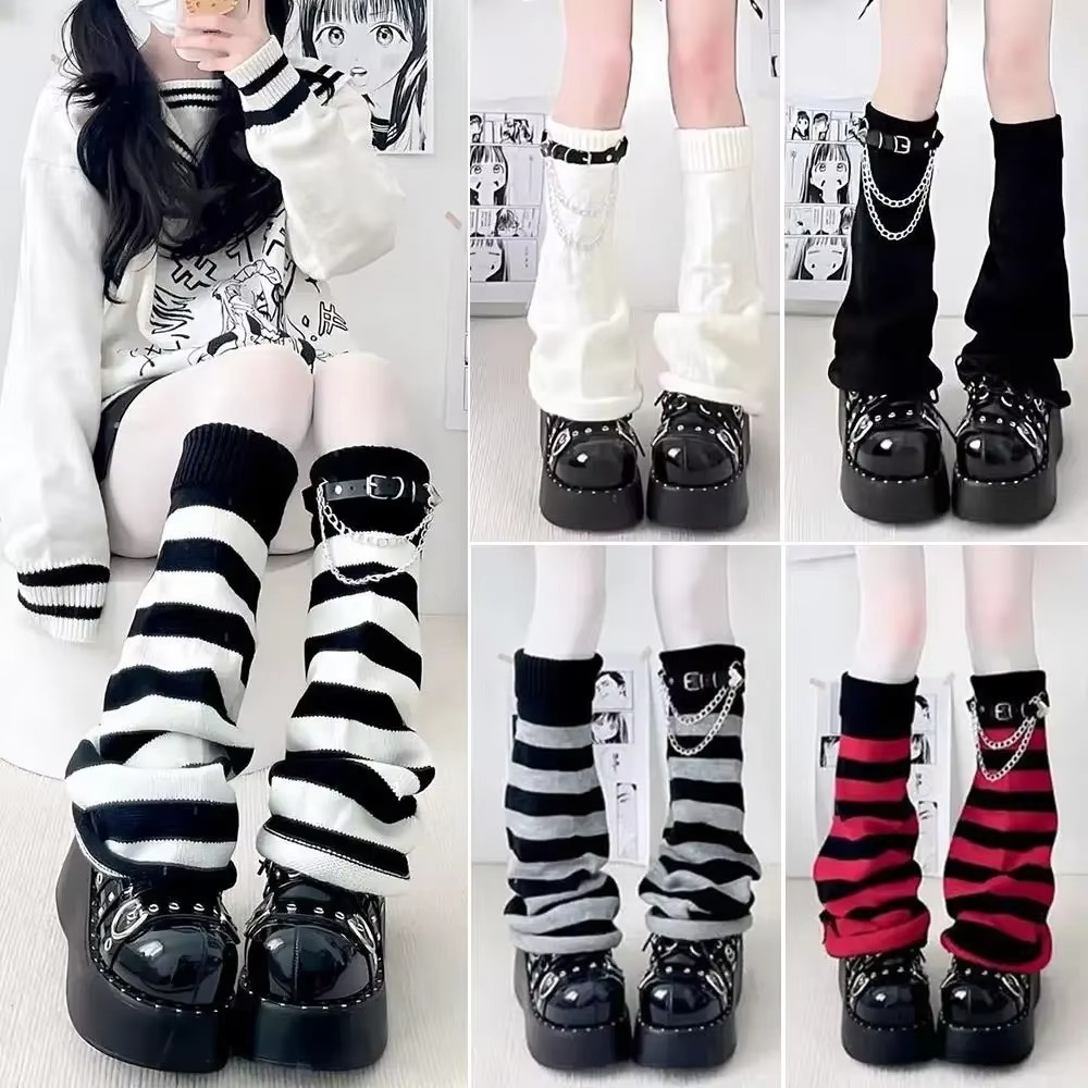 Gotik Harajuku Örgü Bacak Isıt - Boot Sock Slouchy incelemesi ve fiyatı
