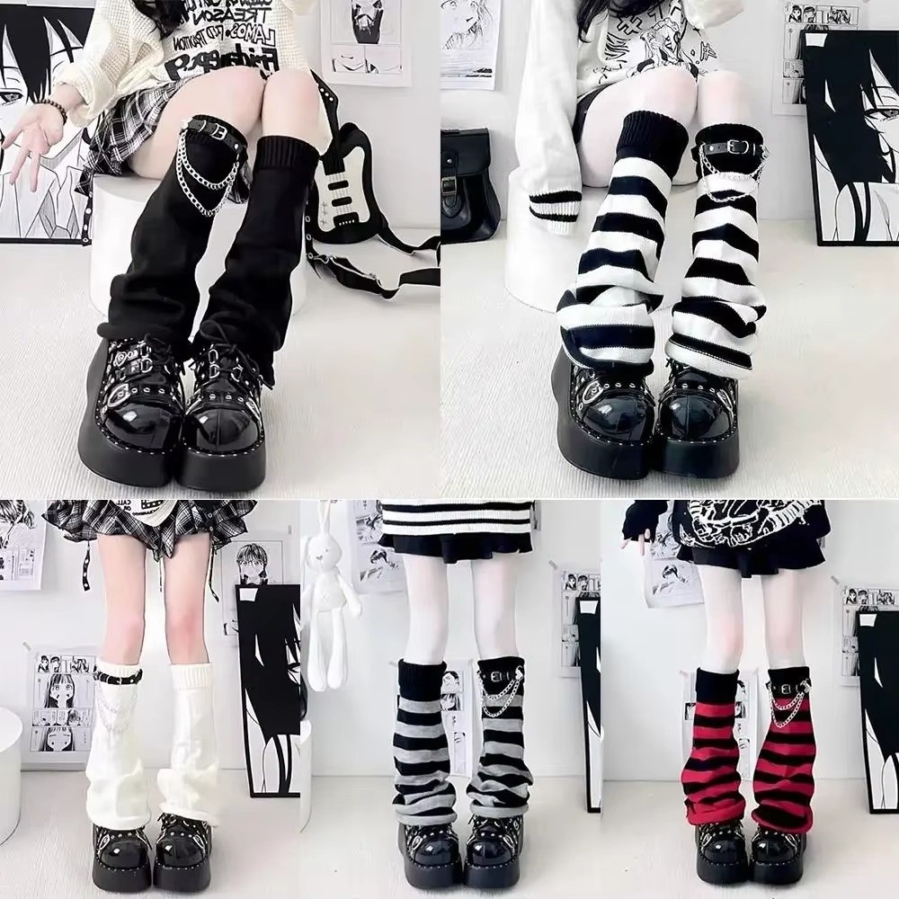 Gotik Harajuku Örgü Bacak Isıt - Boot Sock Slouchy incelemesi ve fiyatı